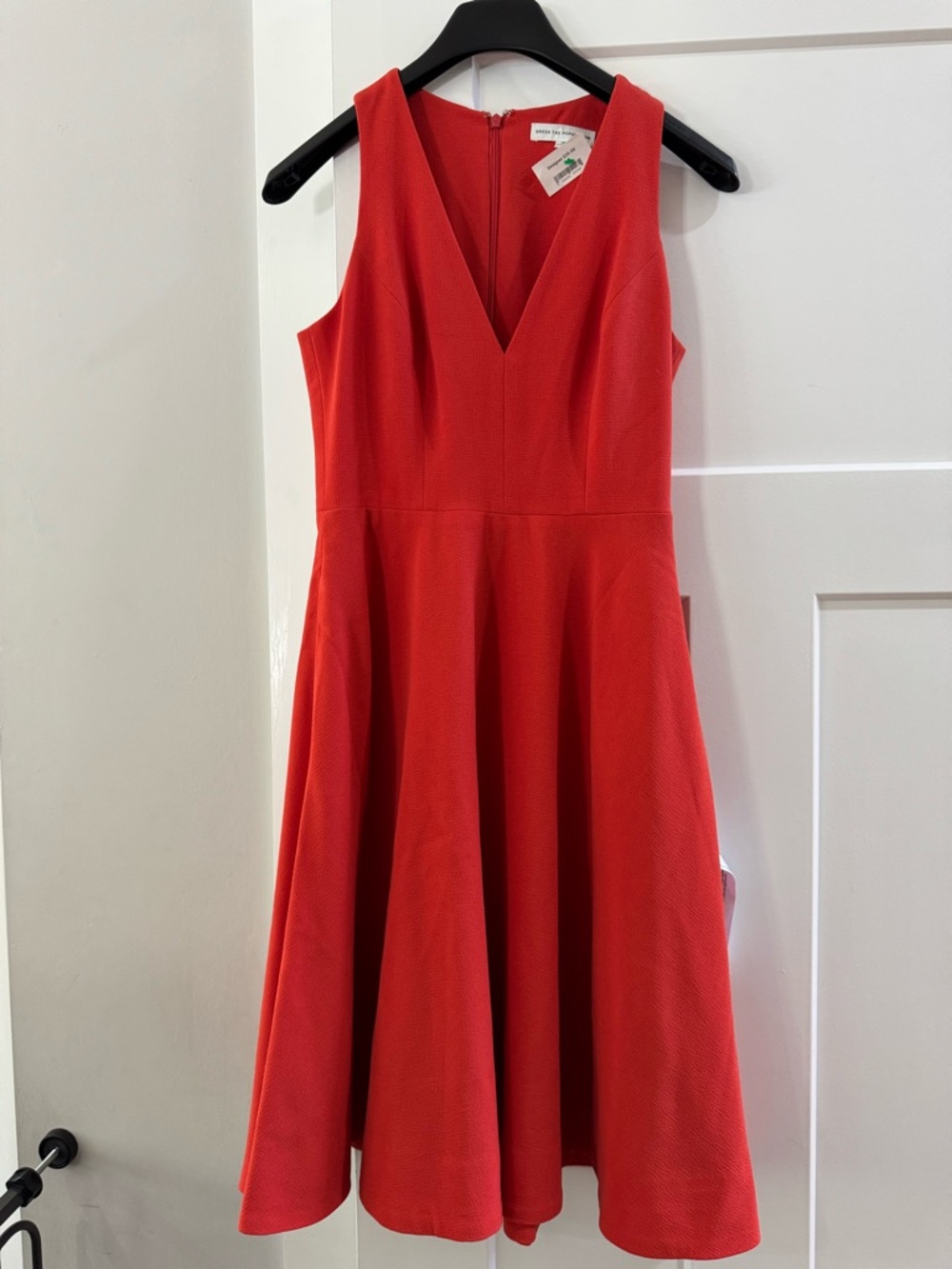 Dress The Population Catalina Fit & Flare Cocktail Dress Rouge NWOT Size M - Picture 3 of 9